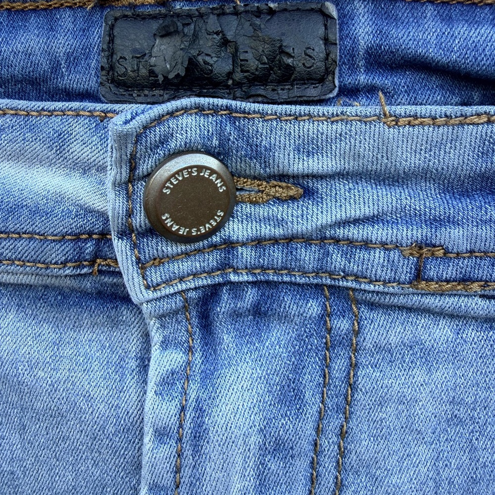 Steve’s Jeans Light Wash Slim Fit Denim Jeans Size 32x30 Stretch Casual - Picture 3 of 11